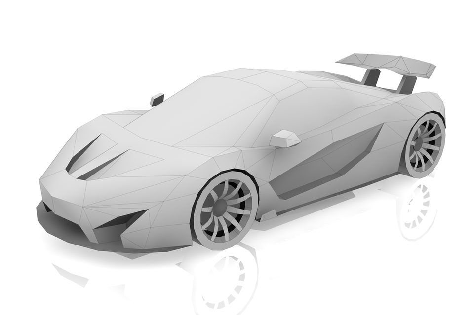 McLaren DIY scale model kit