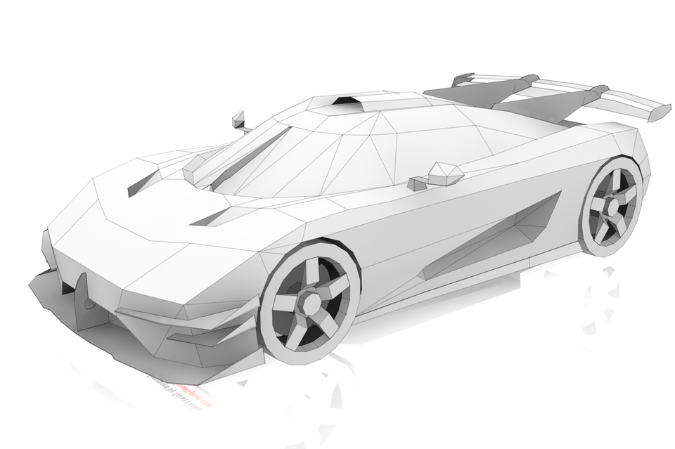 Koenigsegg scale model kit
